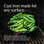 Field Company 6.75-Inch Cast Iron Skillet – Pre-Seasoned Small Frying Pan for Eggs, Single Servings & Everyday Prep, Lighter & Easy to Handle, Smooth, Made in USA (No.4, 1 Serving)