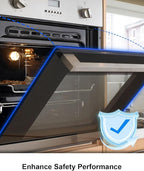 Range Oven Door Switch Replacement with Plunger Replace DG34-00006A AP4336958 PS2469506 Fit for Samsung Range Oven Microwave FCQ321HSUW FCQ321HSUWXAC FCQ321HSUX