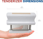 Jaccard 200348T, 48 Blade Durable Meat Tenderizer with Stainless Steel Razor Sharp Needle, Cooking Gadget for Tenderizing Chicken, Beef, Pork, Veal, BBQ, Tan
