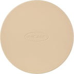 Unicook Small Pizza Stone 10.25 Inch for Oven and Grill, Round Baking Stone, Thermal Shock Resistant Cordierite Oven Pan with Plastic Dough Scraper, Ideal for Cooking Pizza, Bread
