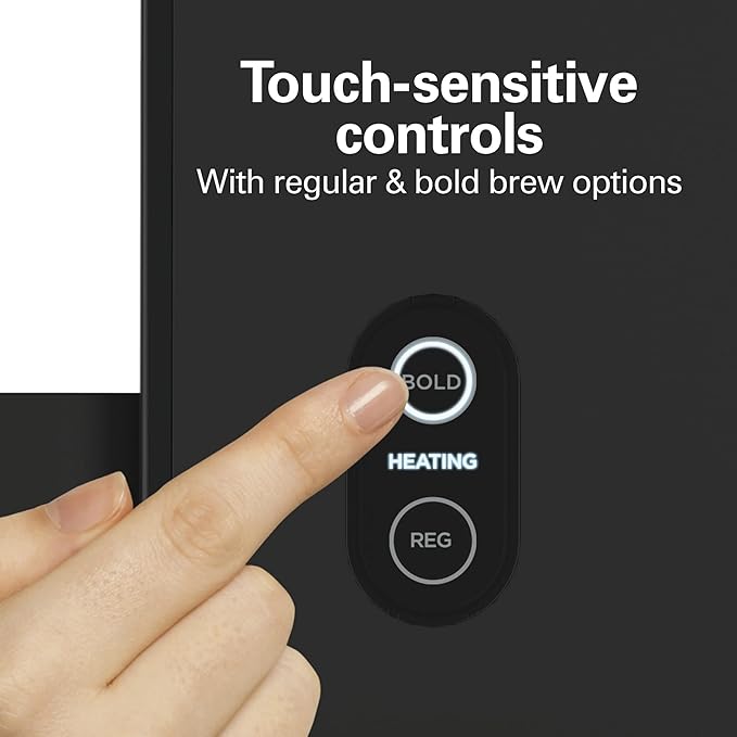 Hamilton Beach FlexBrew Single Serve Coffee Maker, Coffee Machine Compatible with Pod Packs and Grounds, Black Next Gen (49900)