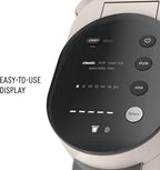 Ninja Pod & Grounds | Coffee Maker | XL Single-Serve | K-Cup Pod Compatible | Brews Grounds | Compact Design | Built-In Milk Frother | 68-oz. Reservoir, 6-oz. Cup to 24-oz. Mug Sizes | Stone |PB055AST