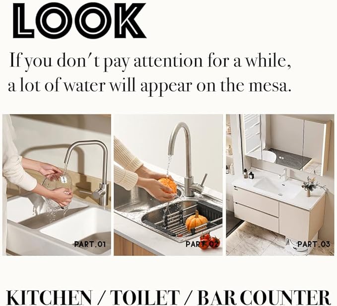 Large Stone Dish Drying Mat for Kitchen Counter Eco - Friendly Absorbent Diatomaceous Earth Bath Mat Quick Dry for Kitchen Dishes Bottles Cups Bathroom Any Countertop (Dark Grey24"×16"Square)