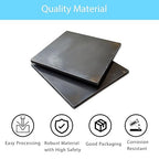 Steel Plate 4" x 4" x 1/4" - 4PCS A36 Hot Rolled Metal Steel 1/4 inch Plate Flat Steels Weldable Base Sheet for Oven Baking Metal Stock Welding