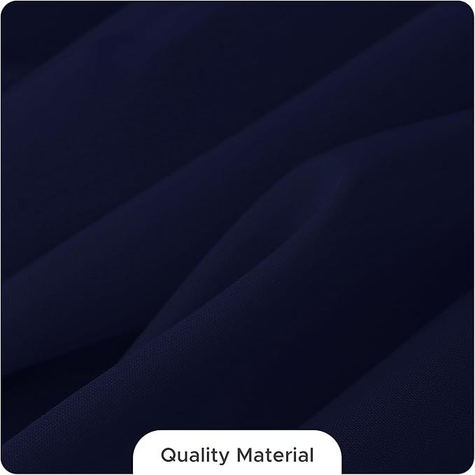 Fitable 8 Pack Table Cloth Rectangle Table: Stain and Wrinkle Resistant Tablecloth Rectangular, Washable Polyester Tablecloths for Wedding Party Dining Banquet Event Catering(Navy, 70x120 Inch)