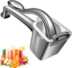 Heavy Duty Manual Lemon Squeezer - ASA ASA STORES 9.8'' Stainless Steel Rust Proof-Ergonomic Handle Citrus Juicer Oranges,Easy Extraction-Seed Catcher Pour Spout-Easy To Clean-Garlic Press-Nutcracker
