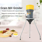 Electric Corn Mill Grinder, 25L/6.6Gal Dry Grain Mill Grinder with 5 Sieves, Detachable Bucket, 1000W Dust-free Flour Mills, Wheat Mill Grinder for Home and Farm Feed Grinding, Molino De Maiz