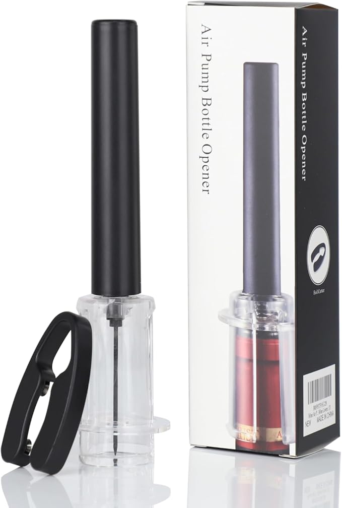 Wine Air Pressure Pump Bottle Opener Set,Simple Wine Pump Cork Remover Corkscrew,Efficient Corkscrew Bottle Opener,Easy Screw Out Tool, Perfect Wine Gift For Wine Lovers. (2)