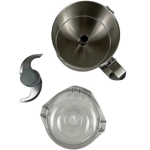 Robot Coupe R2B Ultra B 2.9 Liter Commercial Cutter Mixer Food Processor with Stainless Steel Bowl, 120v, 1 HP, Single Speed, Smooth “S” Blade, Grey, Professional Food Processor for Restaurants