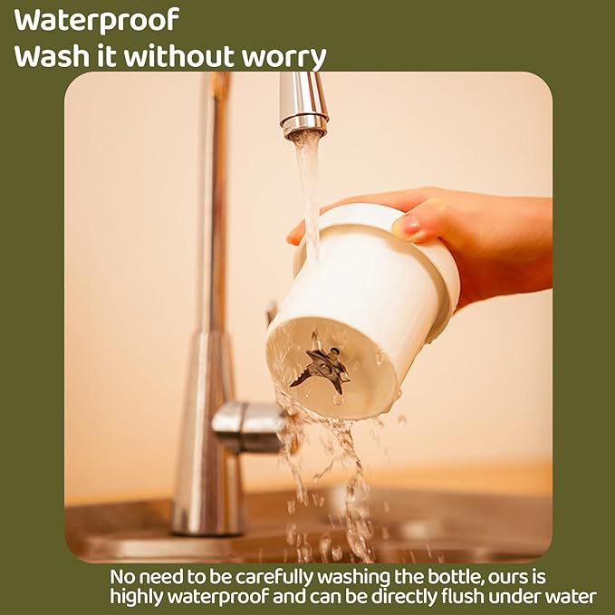 Asa Vea Mini Blender for Smoothies and Milkshakes, Portable Blender, Rechargeable, Personal Size Blender with Quota Outer Travel Lid with 4 Blades, 11 oz for Outdoors, Camping (Pink-550ml)