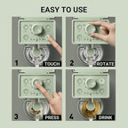 BUYDEEM S9013 Instant Hot Water Dispenser, Countertop Water Boiler & Warmer for Tea, Coffee and Baby Formula, Adjustable 8 Temperatures & 5 Water Outputs, 3L Water Tank(102oz), Green