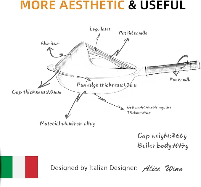 Nonstick Skillet with Lid ,10 Inch Deep Frying Pan, Toxin-Free Ceramic Frying Pan Cookware, Wabi-Sabi Style Healthy Non Toxic Cooking Pan with Helper Handle, Saute Pan Compatible with All Stovetops