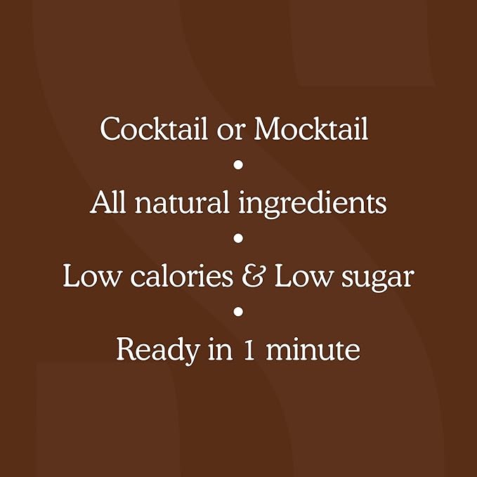 SAYSO: Espresso Martini Instant Cocktail Tea Bags | Infuses with Cold Water & Spirits for a Premium Craft Cocktail or Mocktail (25 Calories, 5g Sugar), 8-Pack