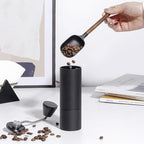 TIMEMORE Manual Coffee Grinder CNC Stainless Steel Conical Burr Coffee Grinder with Capacity 20g Chestnut C3 Internal Adjustable Setting for Pour Over French Press Coffee for Hand Grinder Black