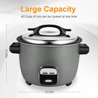 40 Cups Commercial Rice Cooker/Warmer (40-Cup)
