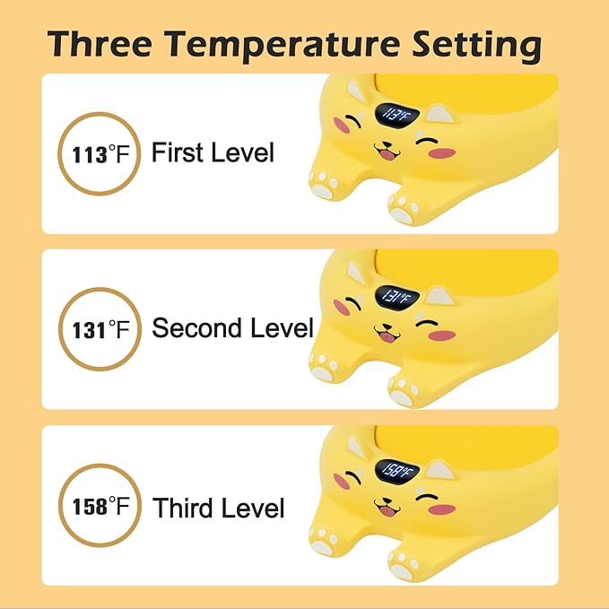 PUSEE Mug Warmer,Coffee Warmer for Desk Candle Warmer Auto Shut Off,Coffee Cup Warmer with 3 Temp Settings,Electric Beverage Warmer Plate for Coffee,Tea,Water Milk and Cocoa(Not Include Cup)