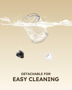 Sangcon Gravity Electric Salt and Pepper Grinder Set Rechargeable with Dust Cover, Large Capacity, Adjustable Coarseness, LED Light, One Hand Automatic Salt Pepper Shaker Set Mill, House Warming Gifts