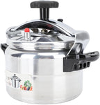 Haofy Large Capacity Pressure Cooker, Aluminum Alloy, Quick Cooking, Anti Stick Coating, Safety Design, Thickened, Commercial Household Use (9L)