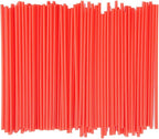 Restaurantware Restpresso 5 Inch Cocktail Stirrers 5000 Disposable Coffee Stirring Rods - Premium Odorless Red Plastic Stirrers For Coffee For Hot And Cold Drinks For Bars Or Offices