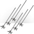 Piña Barware Swizzle Stick Stirrer - Stainless Steel with Smooth Matte Finish (Narrrow Width, 6-Pack/Commercial Bar Pack)