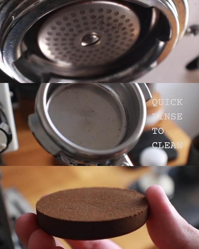 GEMINI Espresso Puck Screen - 58.5mm,1.7mm Thickness 150μm Espresso Filter Screen - Mesh Coffee Reusable Filter For Espresso Portafilter Filter Basket 58mm - Made With 316 Stainless Steel
