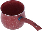 butter warmer Pan, Non Stick Milk Pan Mini Coffee Pot Saucepan Lightweight Kitchen Cooking Pot Aluminium Alloy Saucepan Cooking Pots Pot Stone Pot(red)