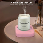 VOBAGA Mug Warmer & Coffee Mug Warmer with 4 Hours Auto Shut-Off, Coffee Warmer Plate for Office Home Desk Use with 3 Temperature Settings, Cup Warmer for Cocoa, Tea, Milk, Water, Coffee Gifts(No Cup)