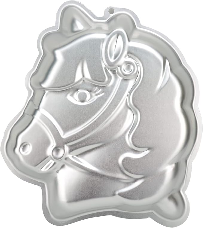 3D Aluminum Cake Mould Horse Shape Cake Pan Decorating Mould Pudding Chocolate Jelly Tins Baking Tool