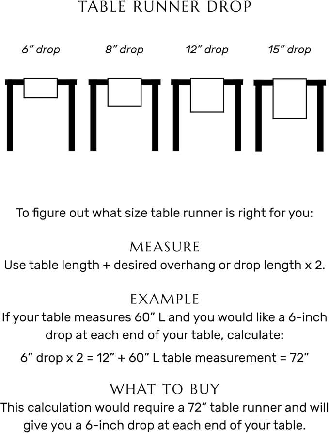 Solino Home Cotton Linen Table Runner 48 Inches - Lapis Blue Hemstitch Table Runner 14 x 48 Inch Ideal for Dresser and Coffee Tables - Summer, Fall, Autumn, Halloween