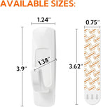 hookay 5lbs Utility Hooks, Damage-Free Hanging Wall Hooks, No Tools Removable Hanging Organizational Items in Living Spaces, 7 Hooks, 12 Adhesive Strips