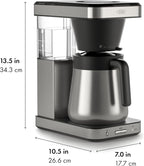 OXO Brew 8-Cup Coffee Maker - Single-Serve & Carafe, Thermal Stainless Steel, SCA Certified