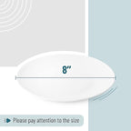 BTaT- White Dessert Plates, Set of 12, Small Plates for Appetizers, Small Plate, Small Appetizer Plates, Small White Plates, Dessert Plates Porcelain, Plates, White Plates, Christmas Gifts