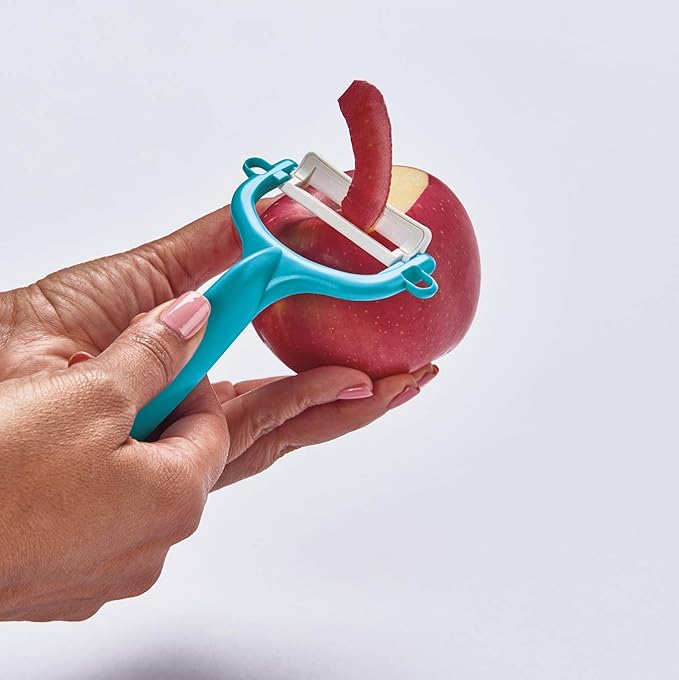 Kyocera Ceramic Horizontal Y Peeler, Blue