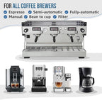 Espresso Cleaning Tablets. 100 x 0.035 oz Coffee Cleaner Tablets. Machine Cleaning Tablets used every 100 cups. Automatic, Superautomatic & Bean to Cup. Use with Descaling