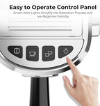 20 Bar Espresso Machine, Compact Espresso Coffee Maker with Milk Frother for Latte/Cappuccino, Auto Clean/34oz Removable Tank/Auto Shut-Off, Espresso Maker for Home/Office, Stainless Steel