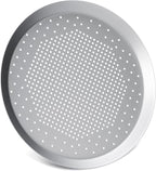 Beasea 10 Inch Pizza Pan, Pizza Pan with Holes Pizza Tray for Oven Crispy Crust Round Heavy Duty Aluminum Alloy Pizza Crisper Pan Pizza Baking Tray Bakeware for Home Restaurant Kitchen