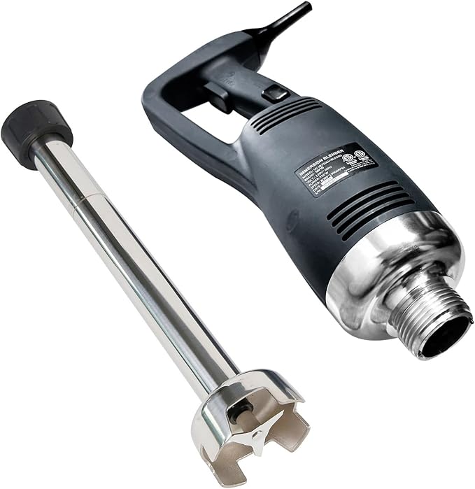 VONCI 750W Commercial Immersion Blender, Electric Hand Blender with 16" Detachable Shaft, Variable Speed 8000-19000RPM,Industrial Immersion Blender for Restaurant Kitchen.Extra Heavy Duty Hand Mixer.