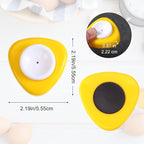 2 Pcs Raw Eggs Piercer Egg Hole Poker Puncher with Base Safety Lock to Get Good Hard Boiled Egg Easy Peeler Shell Remover Poker with Retractable Sharp Pin for Boiling Eggs Kitchen Tools