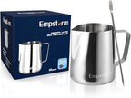 Espresso Machine 20 Bar,Espresso Coffee Maker with Milk Frother Steam Wand,Semi-Automatic Dual-nozzle Espresso Machine,Automatic power-off Function (Milk Frothing Cup)