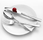 Silverware Set, 18/10 Stainless Steel 50 PieceFlatware Set for 10, Utensil Sets DishwasherSafe, Rust-Resistant, Modern Cutlery Set forHome, Wedding, Restaurant