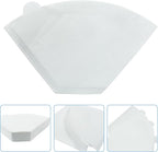 200 Count Cone Coffee Filter, #2 White Natural Cone Coffee Filter Paper fit for Drip Coffee Dripper Coffee Maker (1-4 Cup)