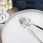 JASHII Silverware Set Satin Finish 24-Piece Stainless Steel Flatware Set Kitchen Utensil Set Service for 6 Tableware Cutlery Set Dishwasher Safe (Matte Silver)