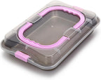 9x13 Baking Pan with Lid, Non Stick Sheet Pans for Baking, Rectangle Cake Pan Carrier with Lid and Handle