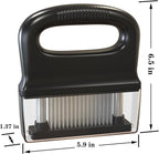 Meat Tenderizer, with 48 Stainless Steel Ultra Sharp Needle Blades, Hand Held Meat Tenderizer Needle, Kitchen Cooking Tool Best Makes Steak & Chicken Tender - No More Hammer, Meat Pounder