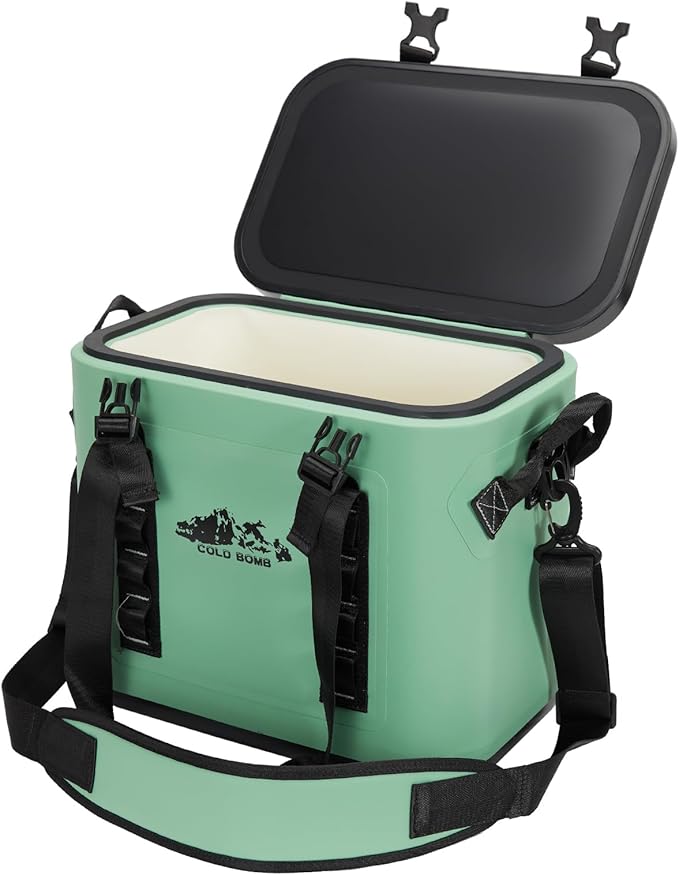 Magnetic Backpack Cooler Bag, Cold Retention Soft Coolers 30 Can Insulated Soft Sided Cooler with Waterproof Bag