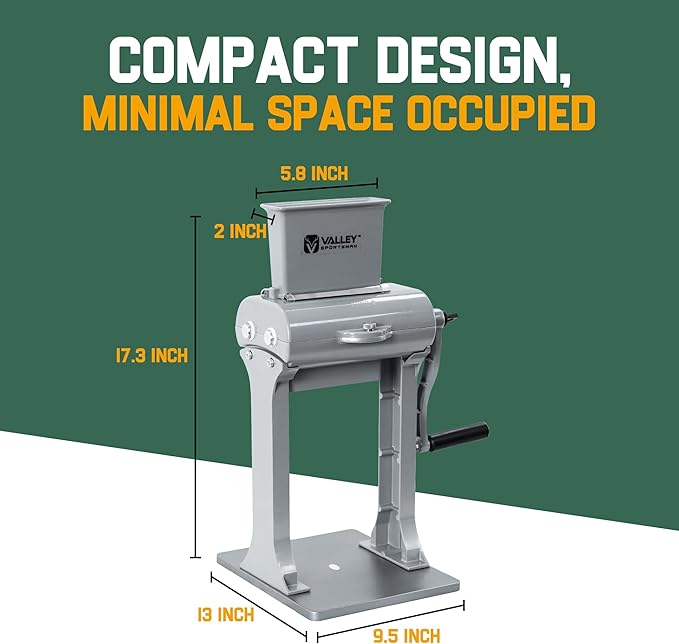 2-in-1 Manual Meat Tenderizer, Jerky Slicer, 2 Sets of Stainless Steel Blades, Tenderizing Blades and Jerky Slicer Blades, for Beef and Chicken, Silver