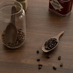 Black Walnut Coffee Scoop for Ground Coffee, Loose Tea & Bath Salts, 1 Tablespoon/15ml, Multi-Purpose Kitchen Scooping Tool for Jars, Canisters & Coffee Brewing Accessories(1pcs)