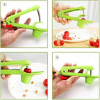 2 Pcs Cherry Pitter Tool Olives Pitter Device Cherry Stoner Core Seed Remover Fruits Corer for Kitchen Accessories Gadgets Tools