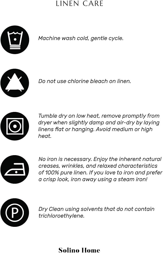 Solino Home Black Linen Tablecloth 60 x 90 Inch - 100% Pure Linen Hemstitch Table Cloth for Rectangle Tables - Classic Hemstitch, Machine Washable Tablecloth for Summer, Fall, Autumn, Halloween