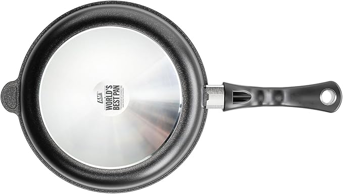AMT Gastroguss The World´S [.] Casserole Frying pan for Induction, Diameter 26 cm, Height 7 cm, die-cast Aluminium, Lotan® Non-Stick Coating for Fat-Free-Frying, AMZN-I-726-US